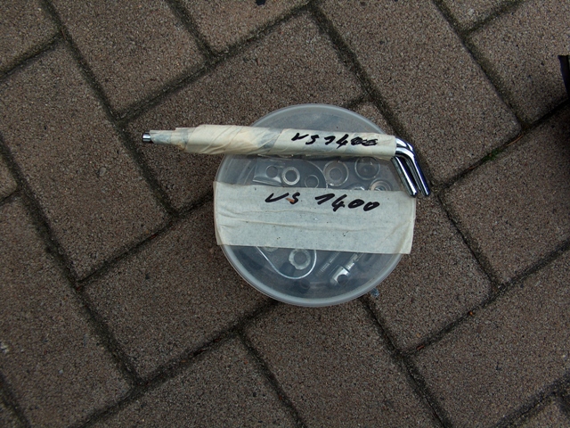 Haltersatz, Befestigung Chopperscheibe