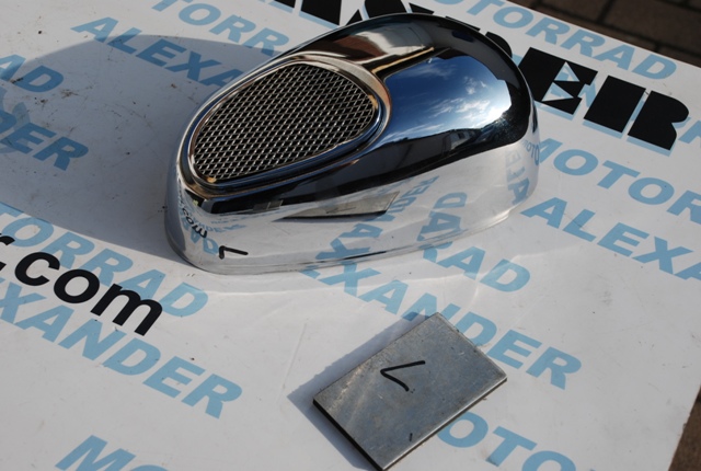 Luftfilterkasten Deckel Attrappe li. Chrom