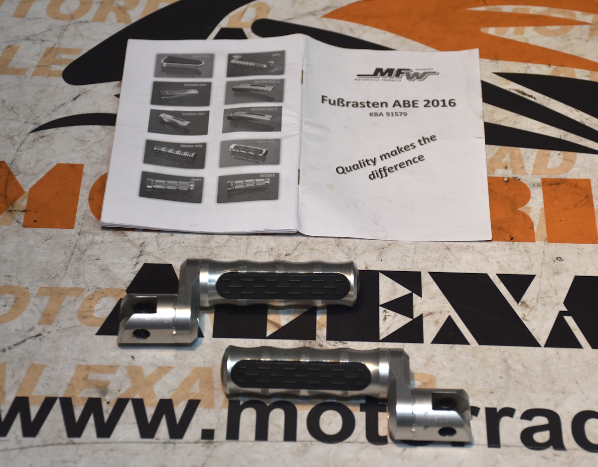 Verstellbare MFW Fußrasten Fahrer